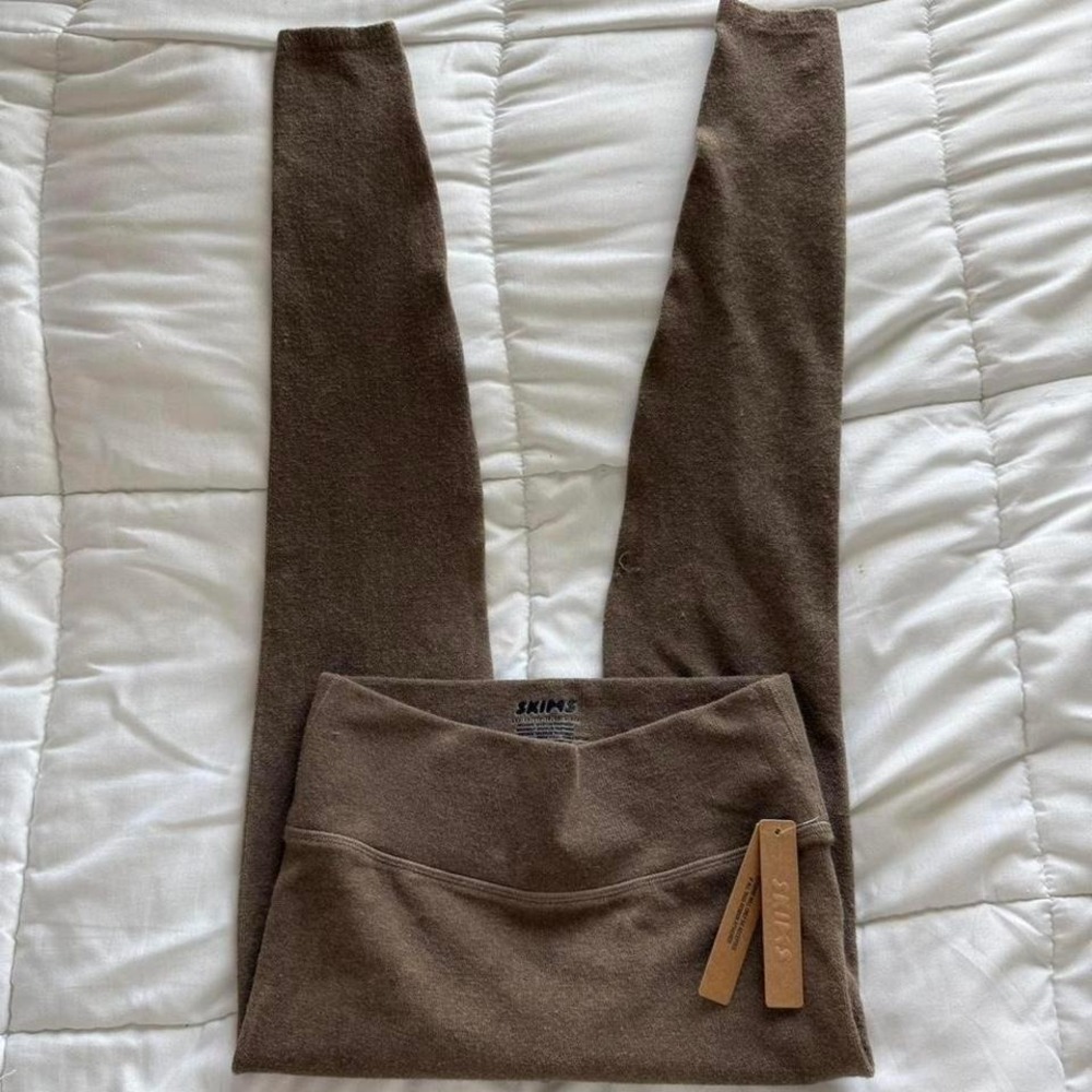 brown skims leggings‎ new with tags